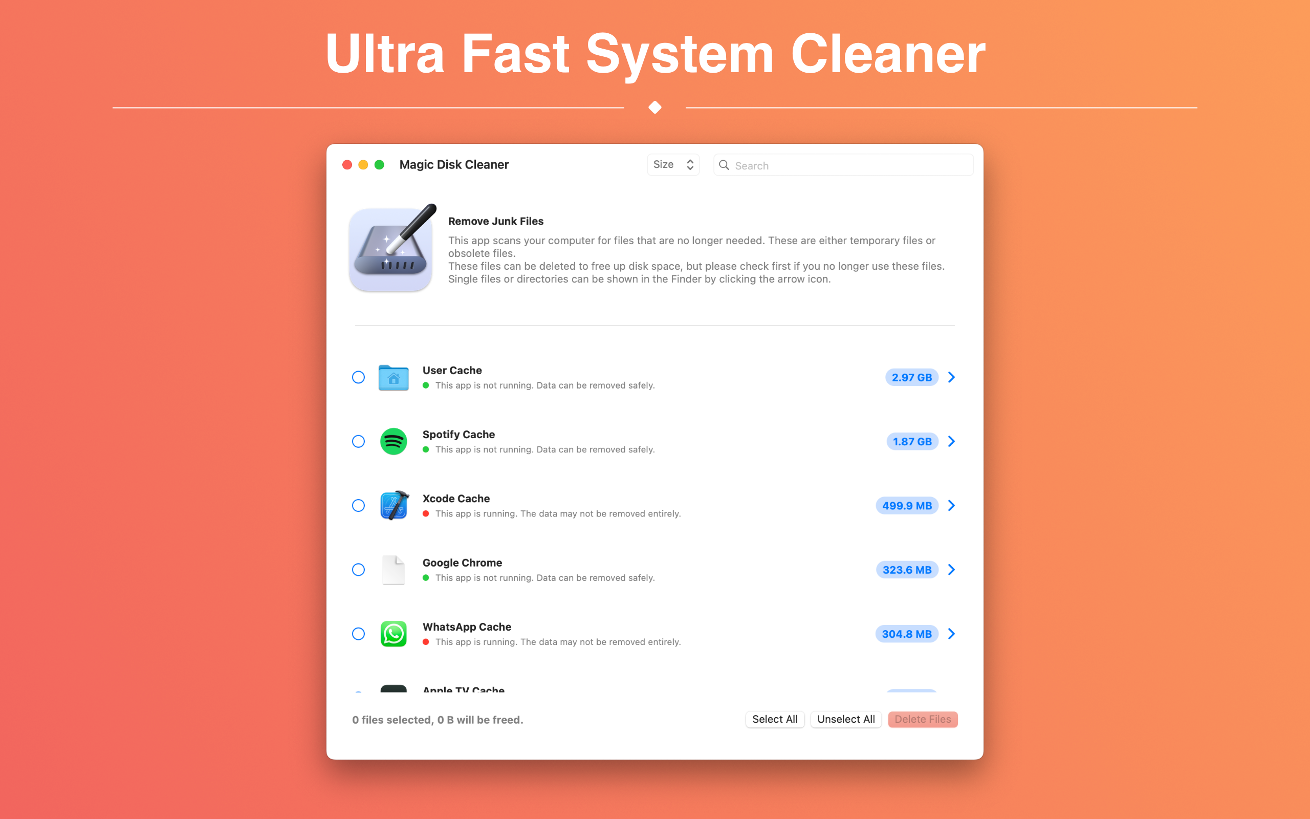 Magic Disk Cleaner Screenshot