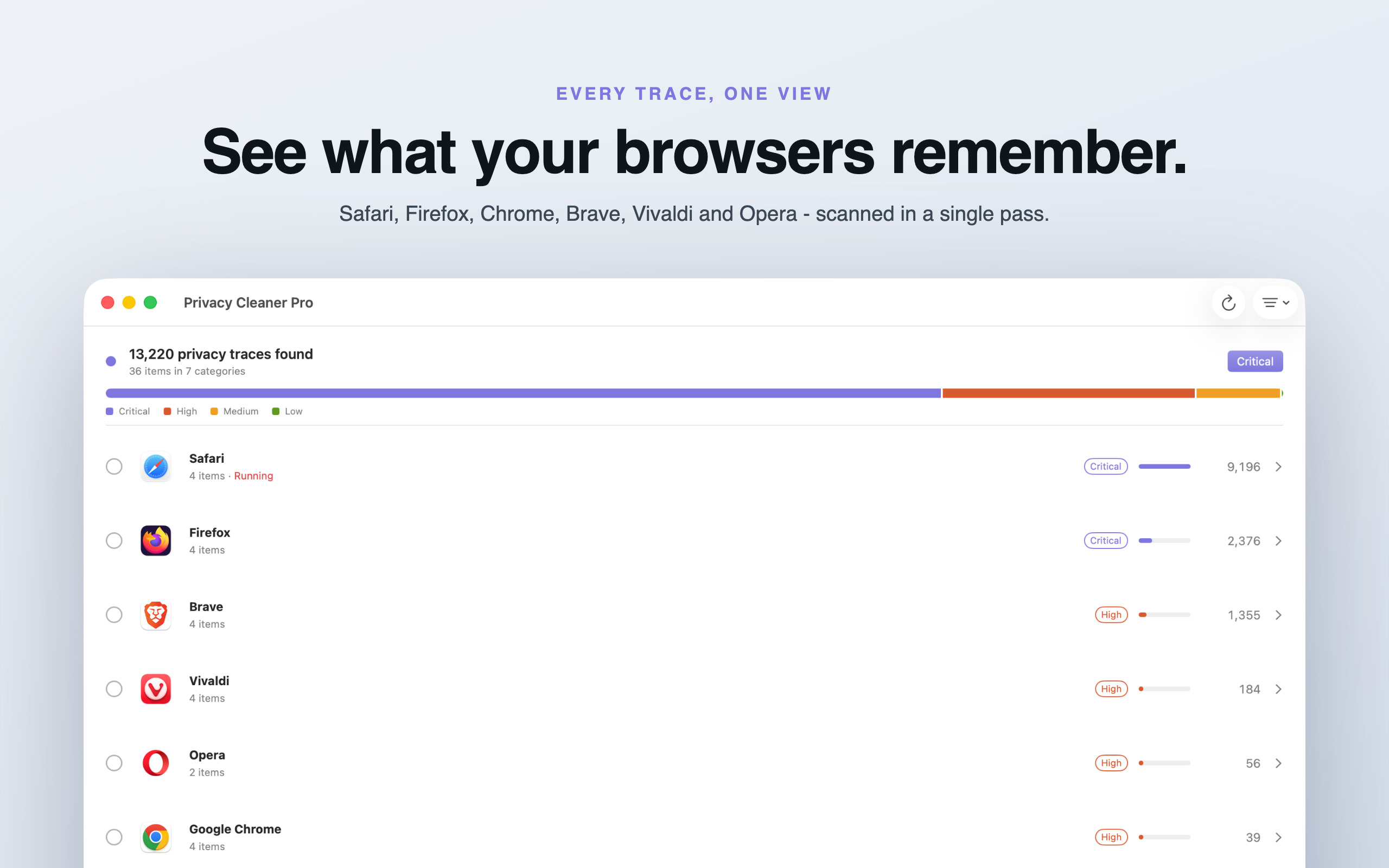 Privacy Cleaner Pro Screenshot